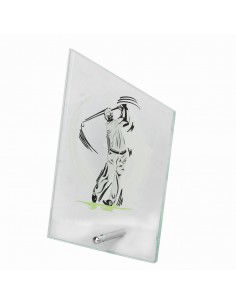 Triumph glass trophy