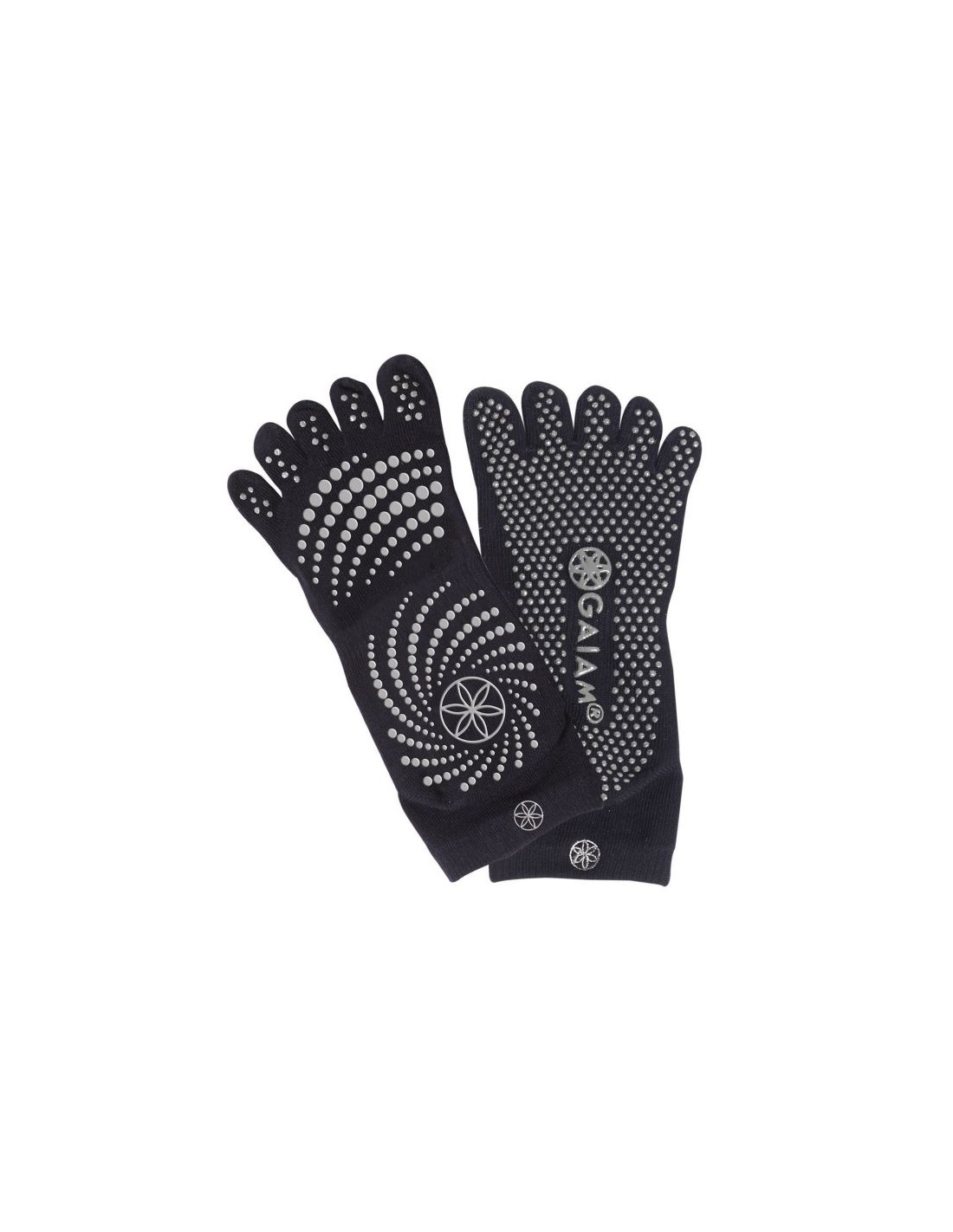 Gaiam black antislip socks S M 52223