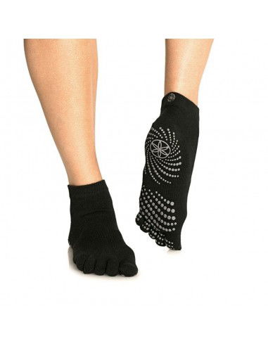 Gaiam black antislip socks S M 52223