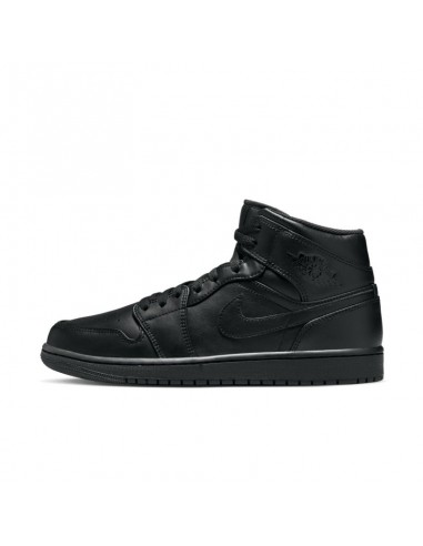 Jordan 1 Mid Triple Black 554724093 MBS