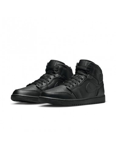 Jordan 1 Mid Triple Black 554724093 MBS