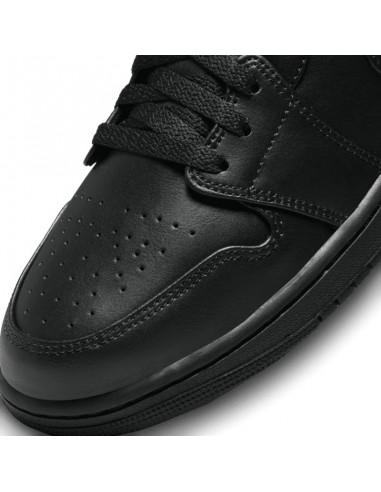 Jordan 1 Mid Triple Black 554724093 MBS