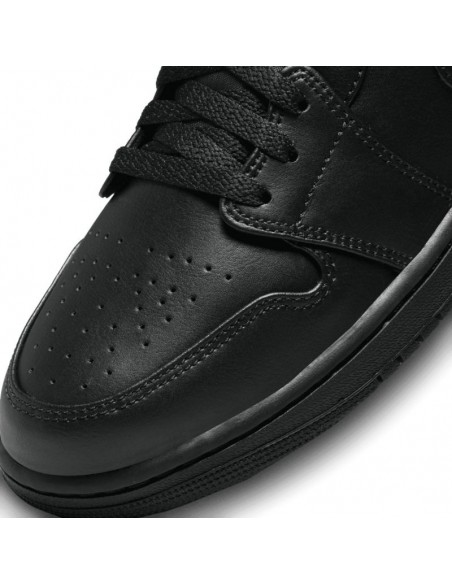 Jordan 1 Mid Triple Black 554724093 MBS