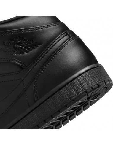 Jordan 1 Mid Triple Black 554724093 MBS