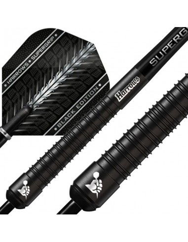 Harrows Supergrip Black darts 90...
