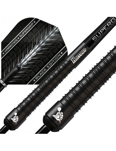 Harrows Supergrip Black darts 90...