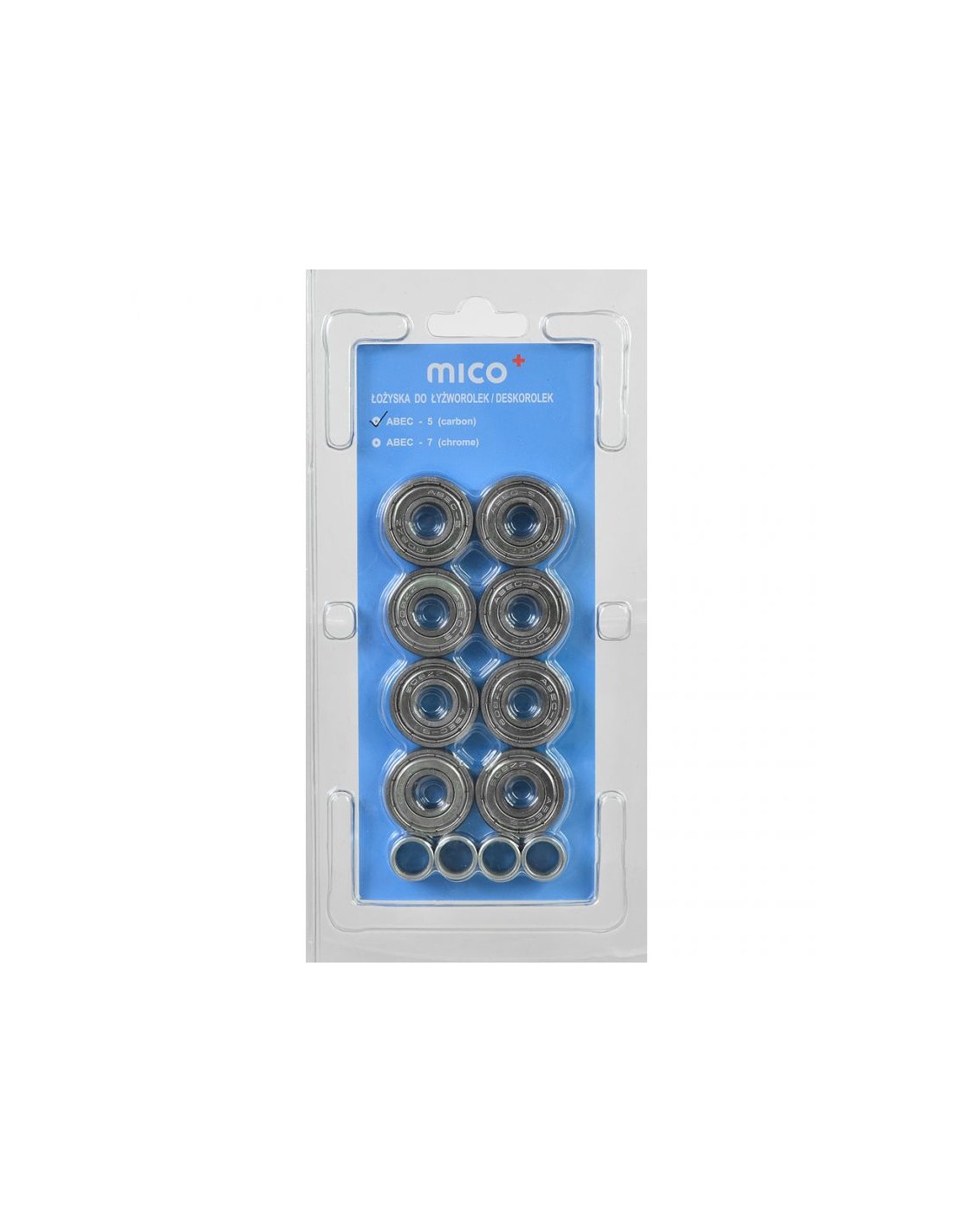 MICO ABEC5 carbon bearings 8pcs