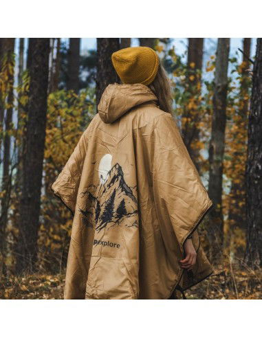 Offlander thin poncho with heater...