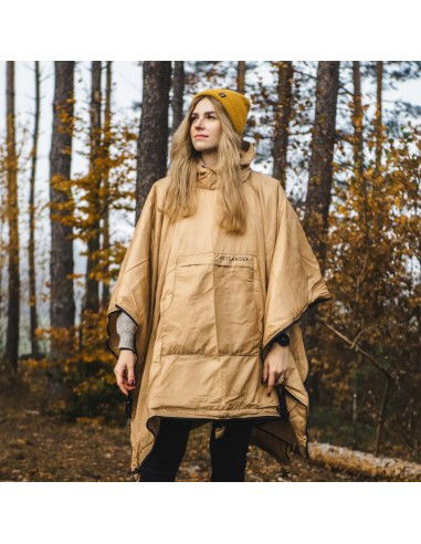 Offlander thin poncho with heater...