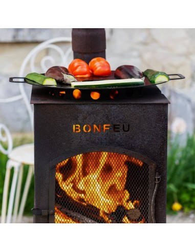 BonFeu BonCarre Garden Fireplace Black 3503