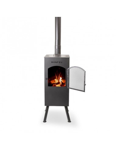 BonFeu BonCarre Garden Fireplace Black 3503