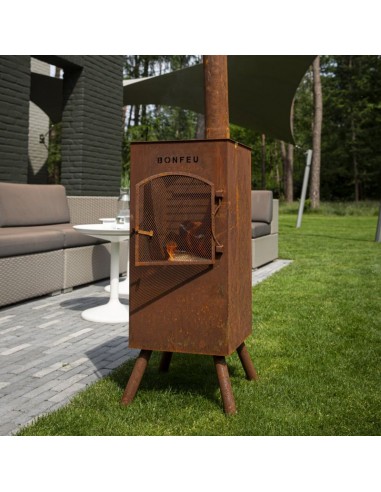 BonFeu BonCarre Garden Fireplace Black 3503