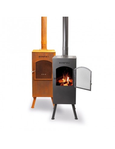 BonFeu BonCarre Garden Fireplace Black 3503