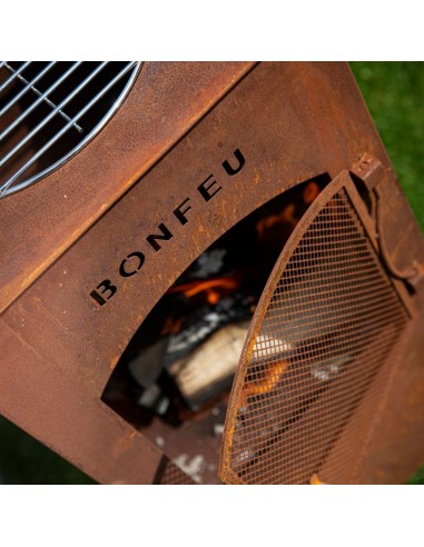 BonFeu BonCarre Garden Fireplace Black 3503
