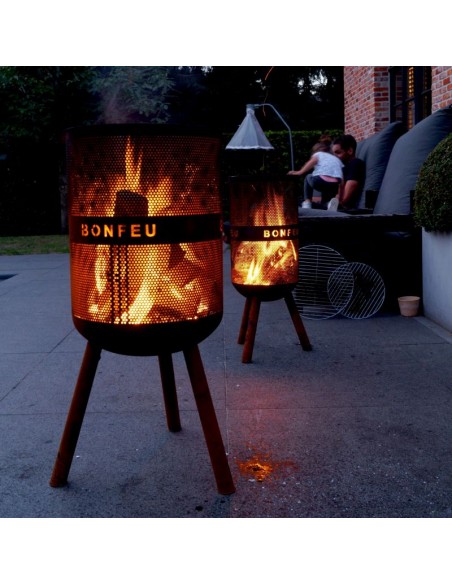 Bonfeu garden fire pit Bonves 45 basket black 4502