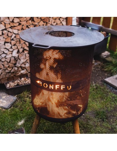 Bonfeu garden fire pit Bonves 45 basket black 4502