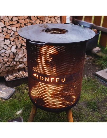 Bonfeu garden fire pit Bonves 45 basket black 4502