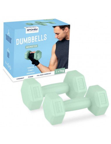 Spokey Monster dumbbells 2x 1 kg...
