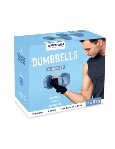 Spokey Monster dumbbells 2x 2 kg SPK944047