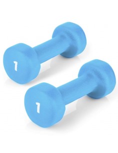 2x1kg vinyl dumbbells