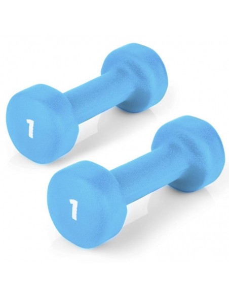 2x1kg vinyl dumbbells
