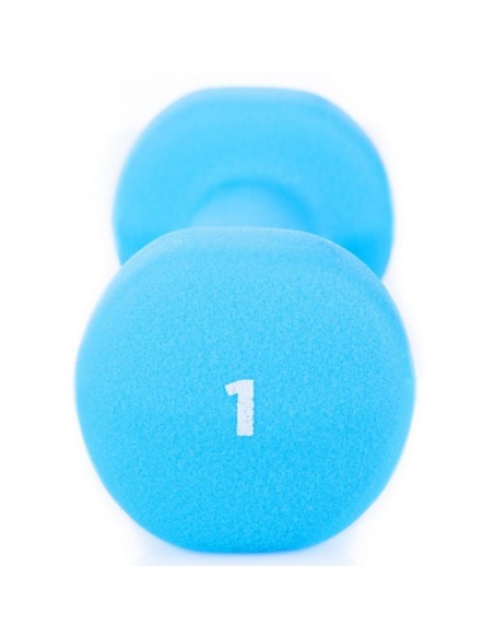 2x1kg vinyl dumbbells