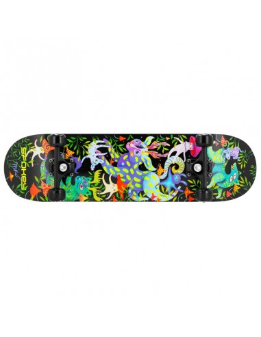 Spokey skateboard with glowing graphics Ollie SPK942542