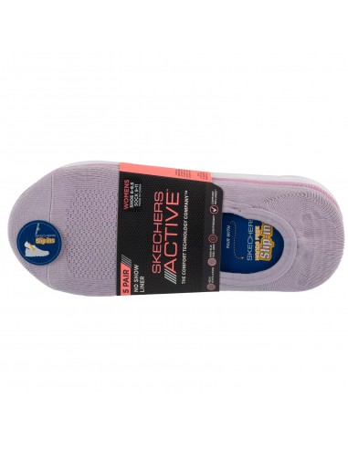 Skechers 5pk Microfiber Liner Socks S113836PRLV