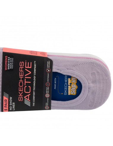 Skechers 5pk Microfiber Liner Socks...