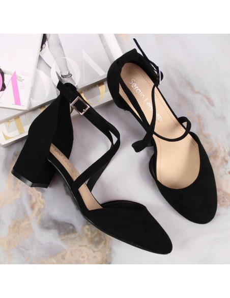 Sandals with straps Sergio Leone W SK365A black