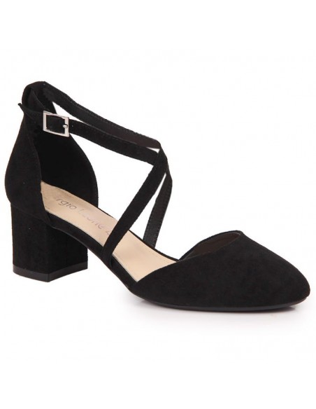 Sandals with straps Sergio Leone W SK365A black