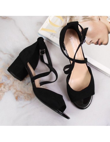 Sandals on the post of Sergio Leone W SK367A black