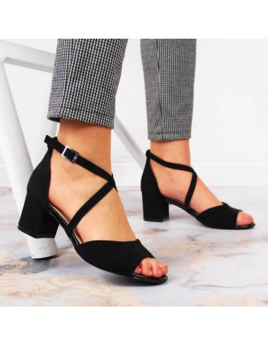 Sandals on the post of Sergio Leone W SK367A black