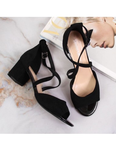 Sandals on the post of Sergio Leone W SK367A black