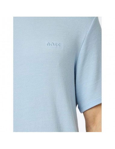 Tshirt Boss Rib Azzurro M 50509328450