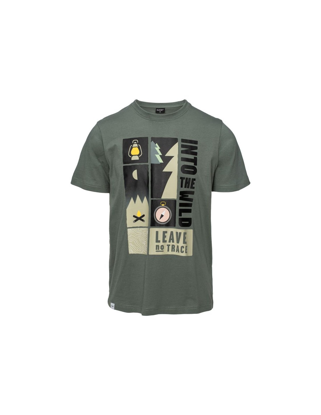Men's T-Shirts Hi-Tec Green