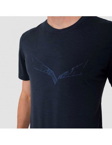 Salewa Puez Eagle Sketch Merino Men's...