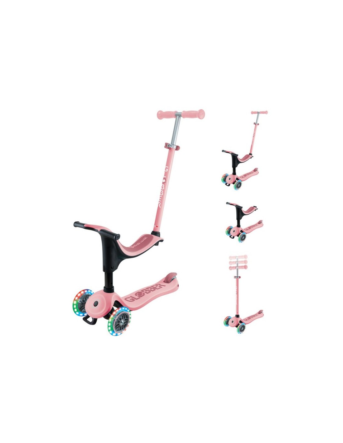 Globber Scooter with seat GOUP SPORTY LIGHTS 4527104 S