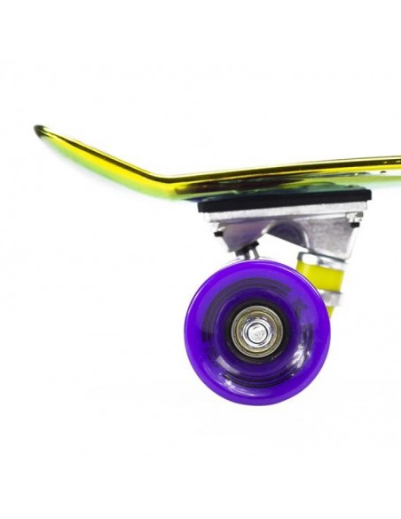 Skateboard Nils Extreme ELECTROSTYLE PENNYBOARD PNB01 RAINBOW