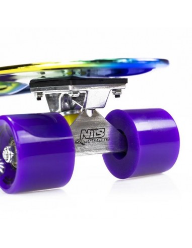 Skateboard Nils Extreme ELECTROSTYLE PENNYBOARD PNB01 RAINBOW