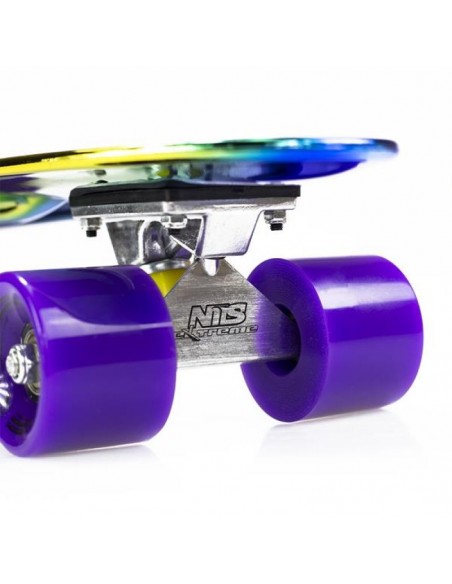 Skateboard Nils Extreme ELECTROSTYLE PENNYBOARD PNB01 RAINBOW