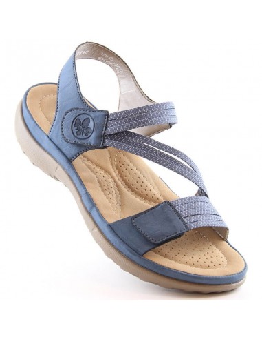  Comfortable Rieker W RKR587 blue sandals 2025