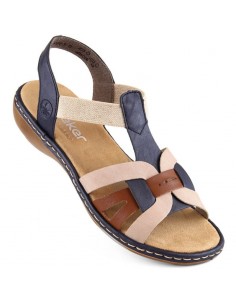 Comfortable Rieker W RKR662 multicolor sandals