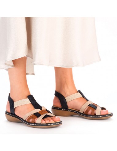 Comfortable Rieker W RKR662 multicolor sandals