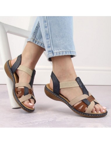 Comfortable Rieker W RKR662 multicolor sandals