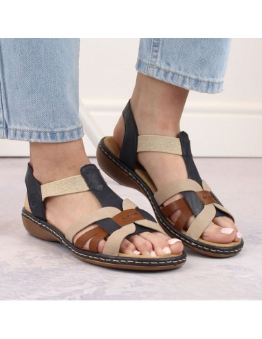 Comfortable Rieker W RKR662 multicolor sandals