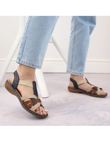Comfortable Rieker W RKR662 multicolor sandals