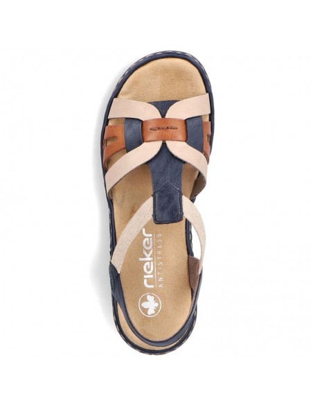 Comfortable Rieker W RKR662 multicolor sandals