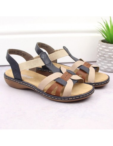Comfortable Rieker W RKR662 multicolor sandals