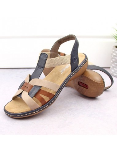 Comfortable Rieker W RKR662 multicolor sandals